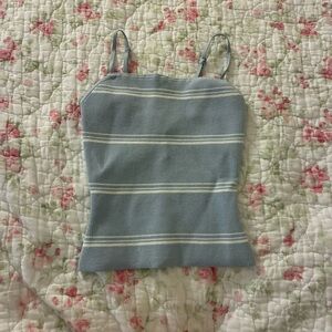 Babaton Light Blue Striped Camisole